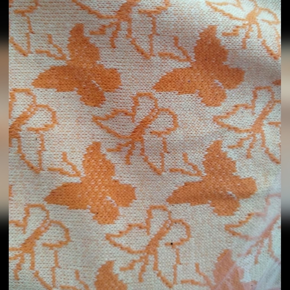 3 Continuous Yards Of Butterflies Knit Fabric